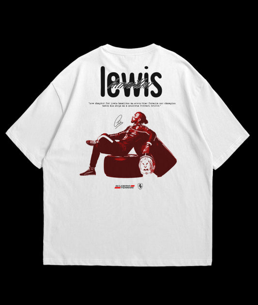 LEWIS HAMILTON FERRARI OVERSIZED TEE