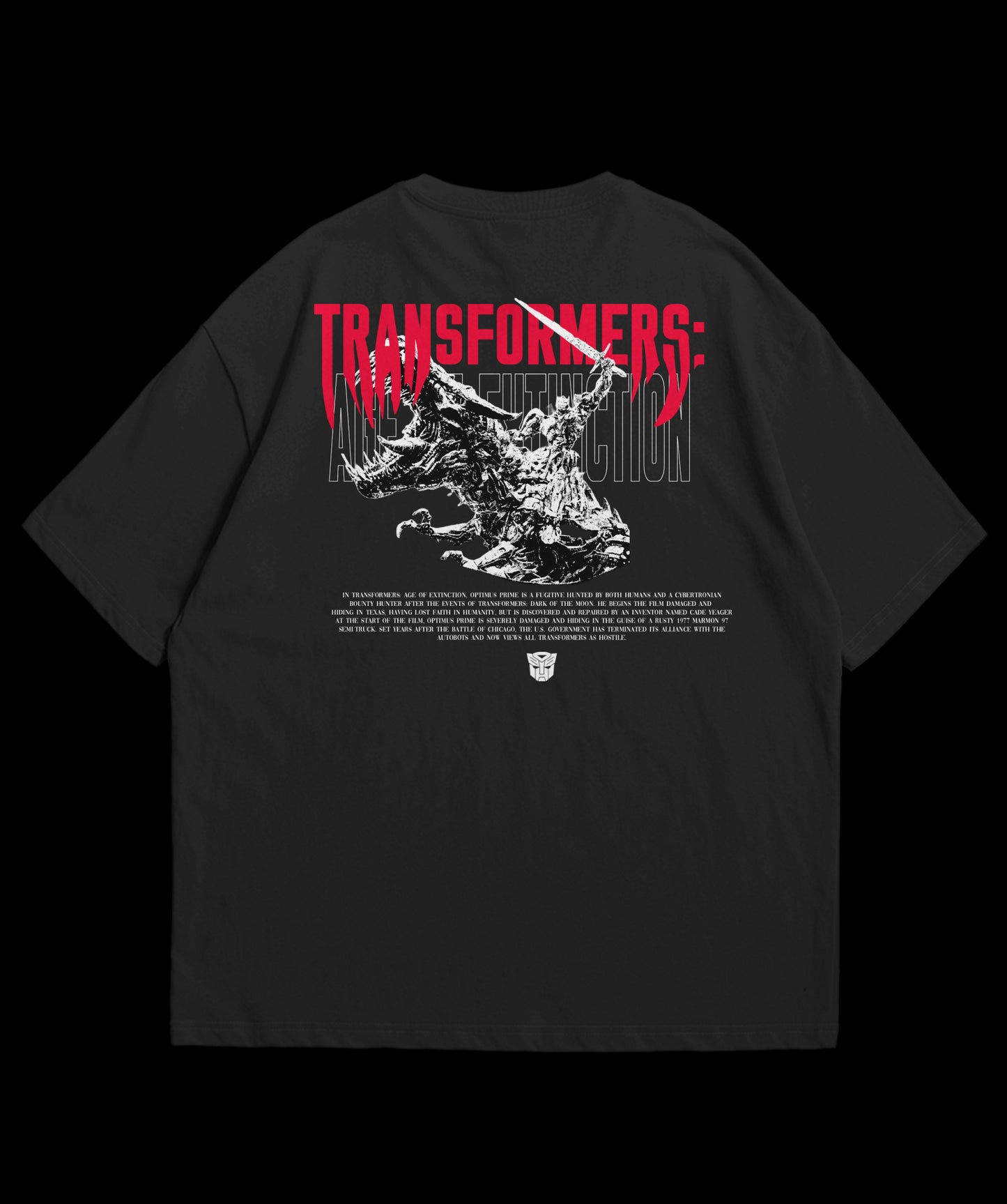 TRANSFORMERS OVERSIZED TEE